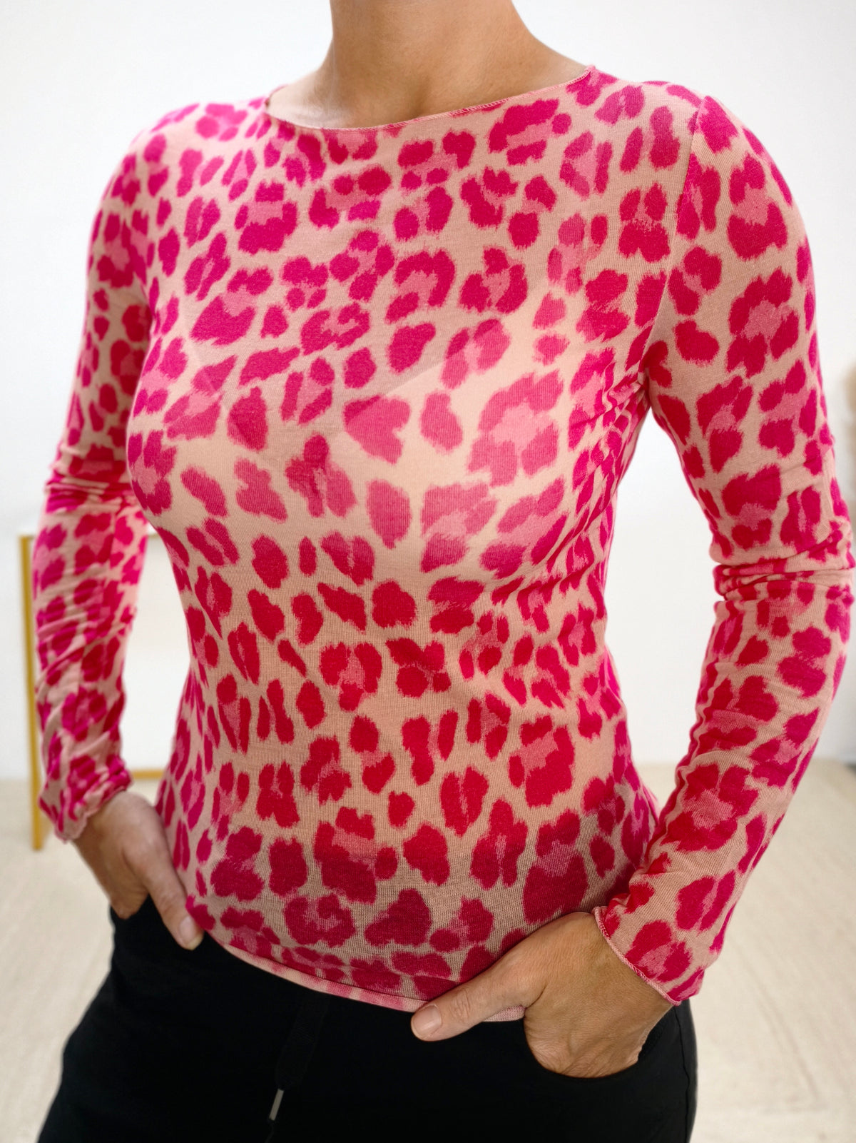 Kashmire Longsleeve Leo Pink (36-40/42)