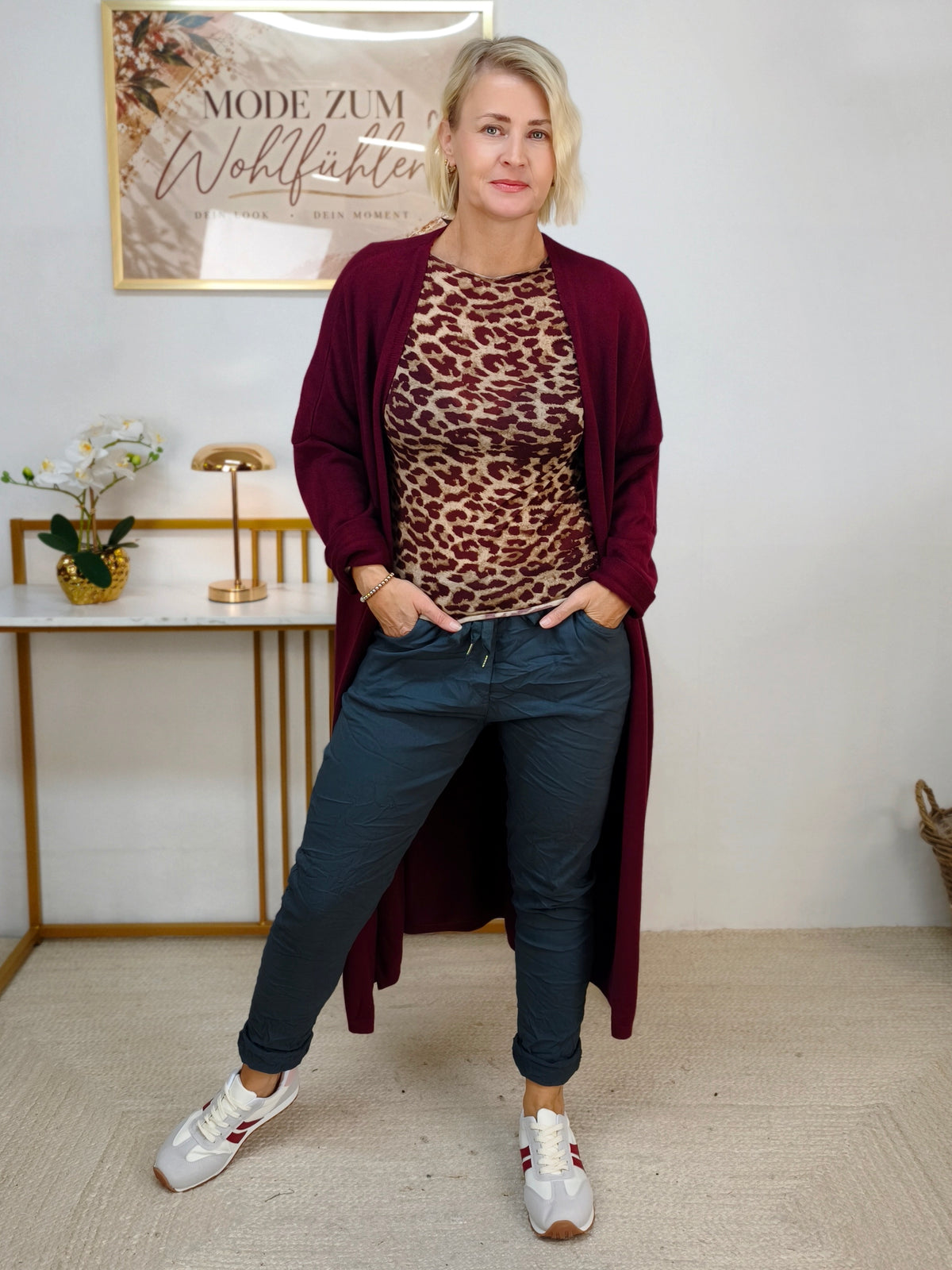 Kashmire Longsleeve Leo Burgundy (36-40/42)