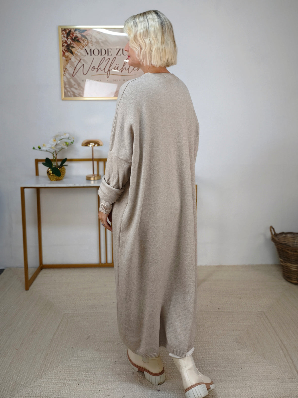 Long Cardigan Light Camel (40-44/46)