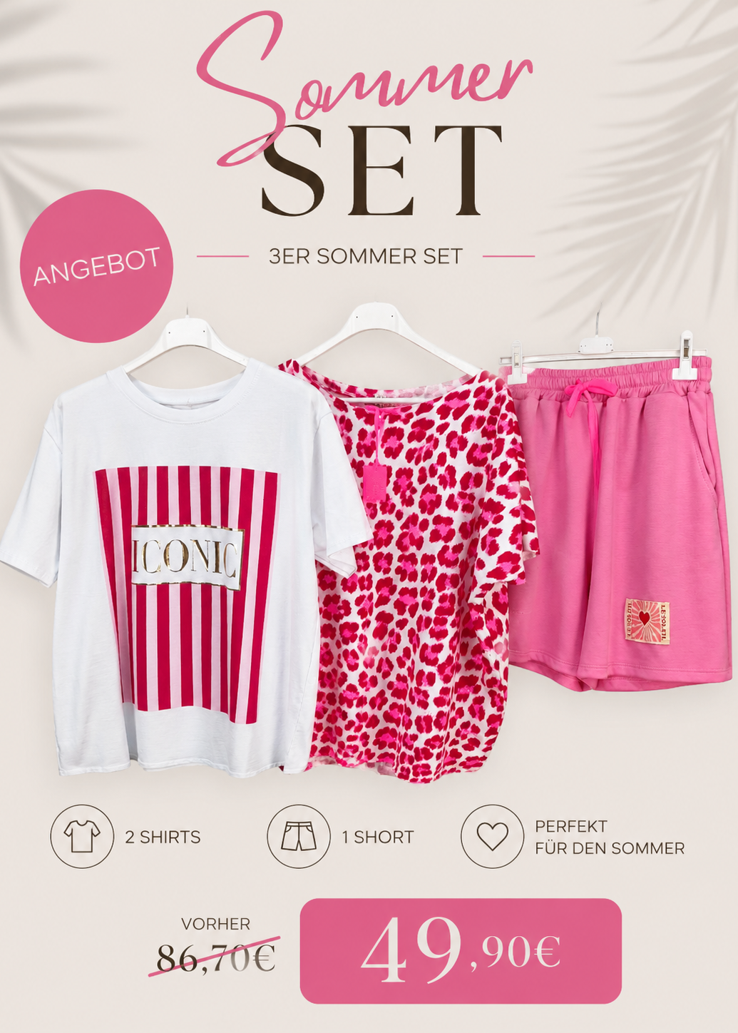 Sommer 3-er Set (38-42/44)