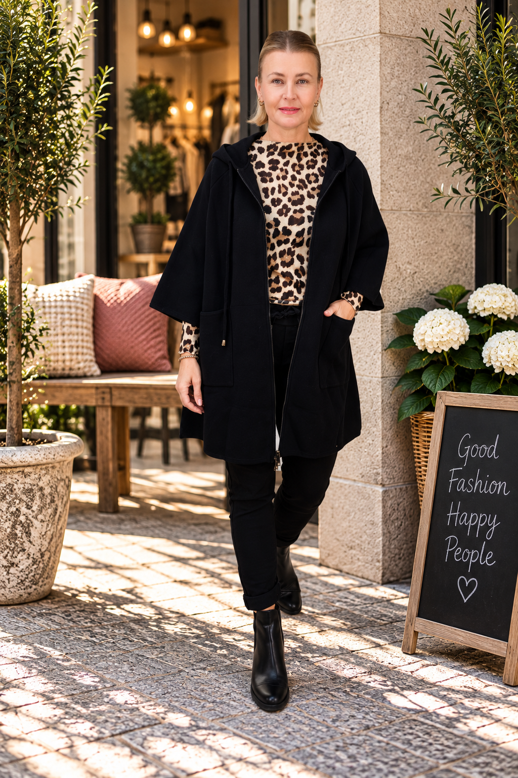 Cardigan Schwarz (40-44)