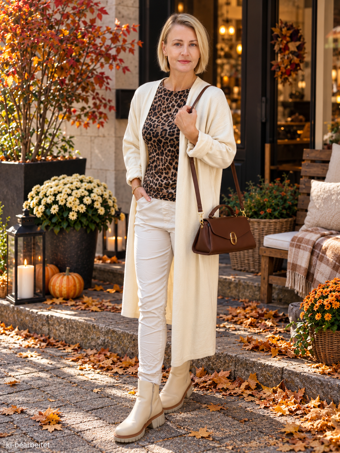 Long Cardigan Creme (40-44/46)
