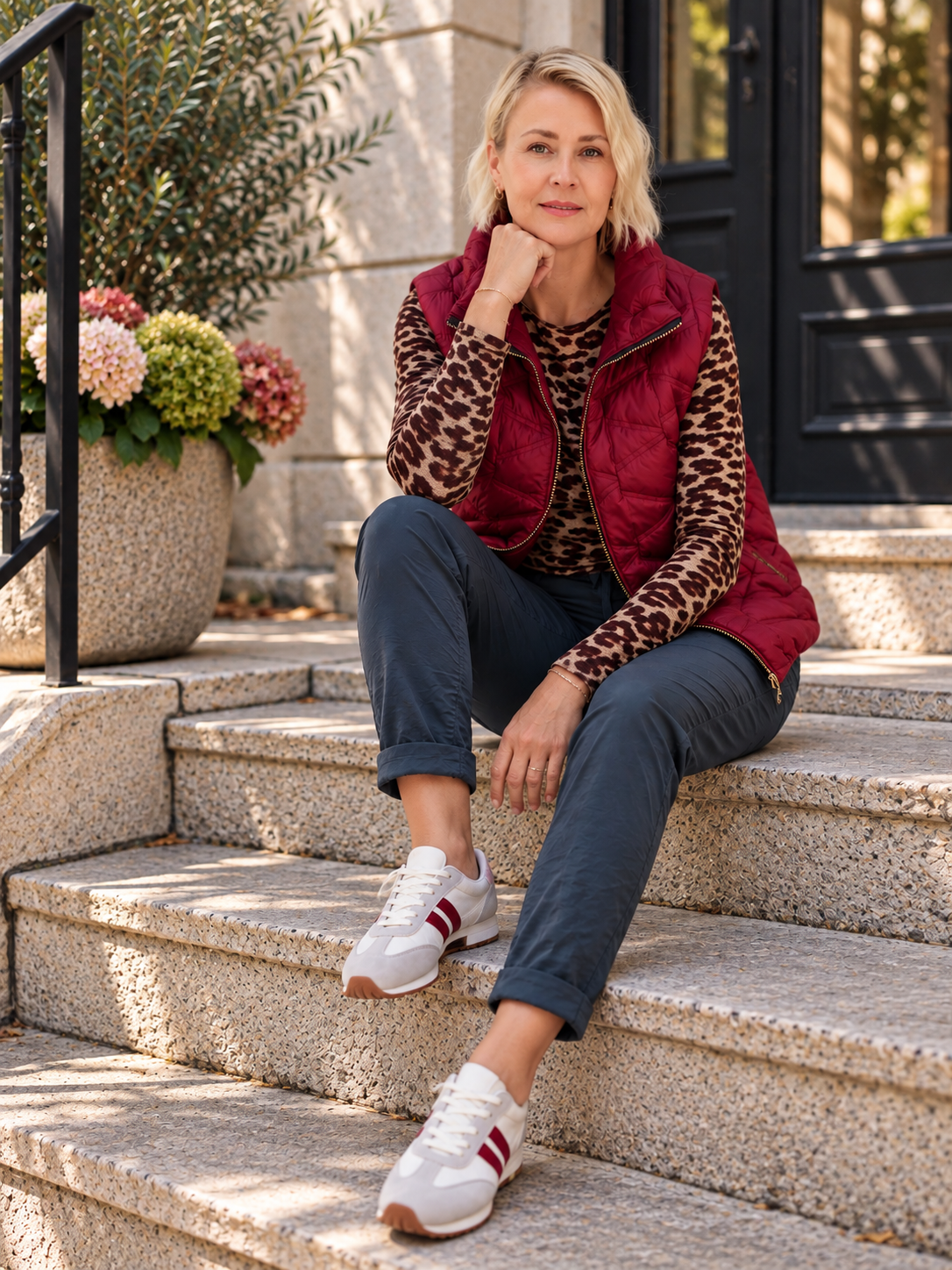 Kashmire Longsleeve Leo Burgundy (36-40/42)