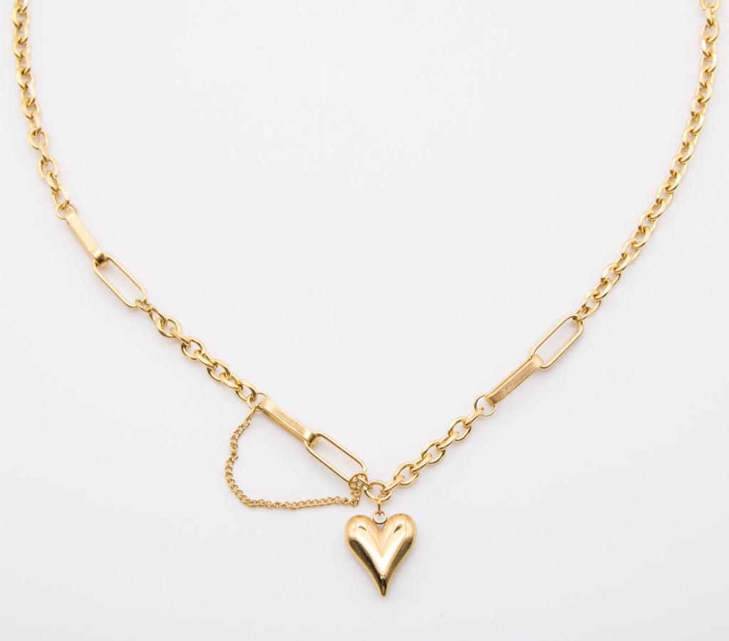 Halsketten mit Herz gold