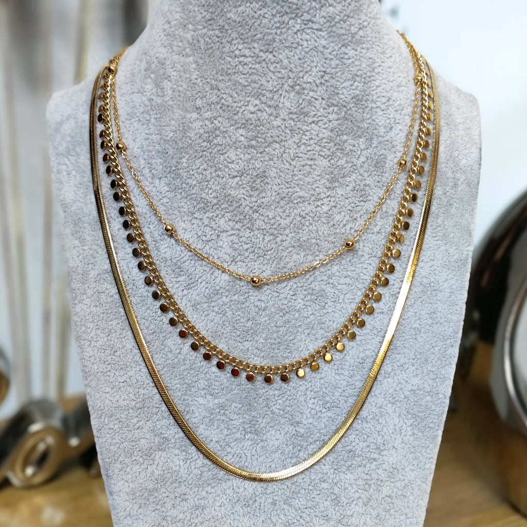 Layering Kette gold